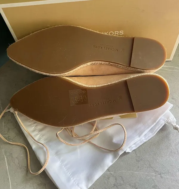 Michael Kors Cadence Suede Jute Ballet Flat  - Image 5