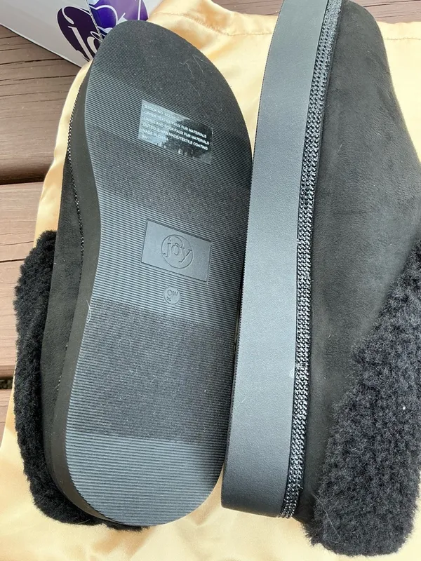 FootJoy Sherpa lining outdoor slippers on platforms 🌟🌟 - Image 3