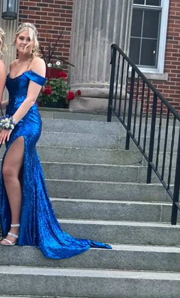 Blue Prom Dress - Image 7