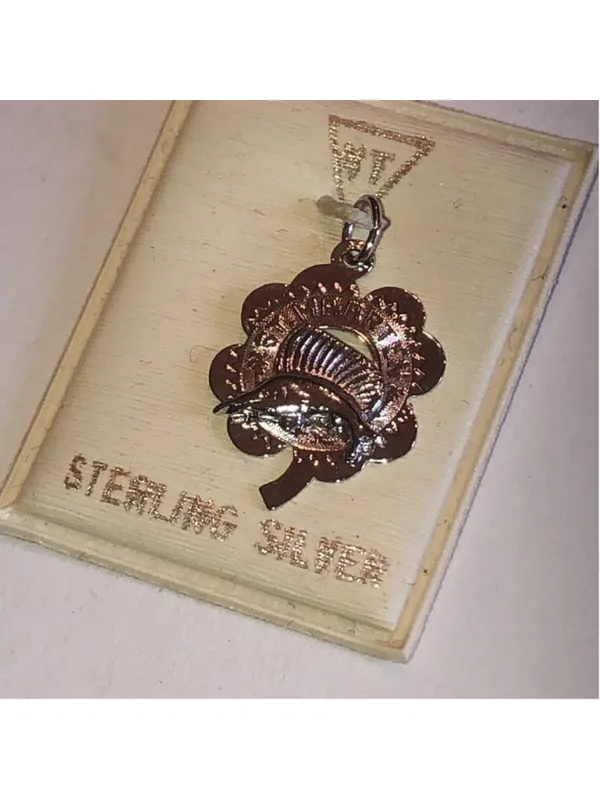 Crea Sterling Silver St. Marten Marlin Vintage Charm - Image 4