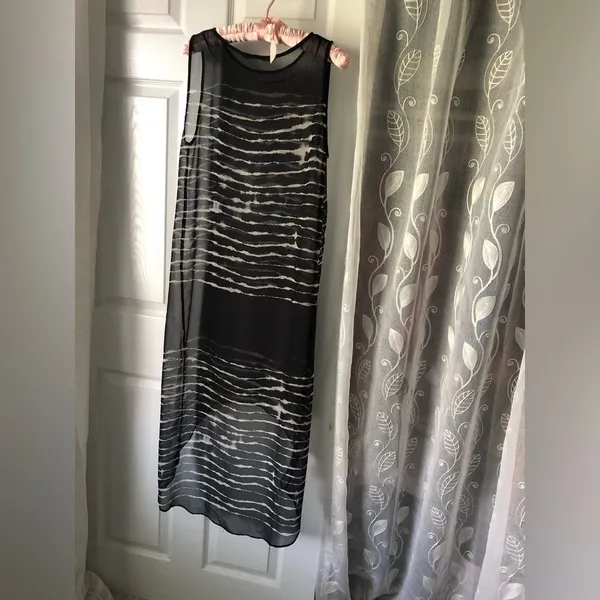Zara high-low sheer midi dress, size xs - Image 9