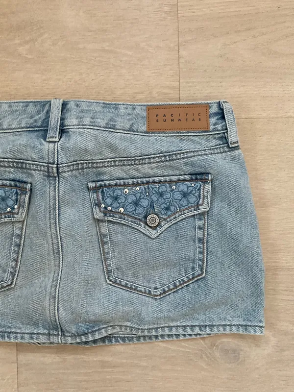 PacSun Denim Mini Skirt  - Image 8