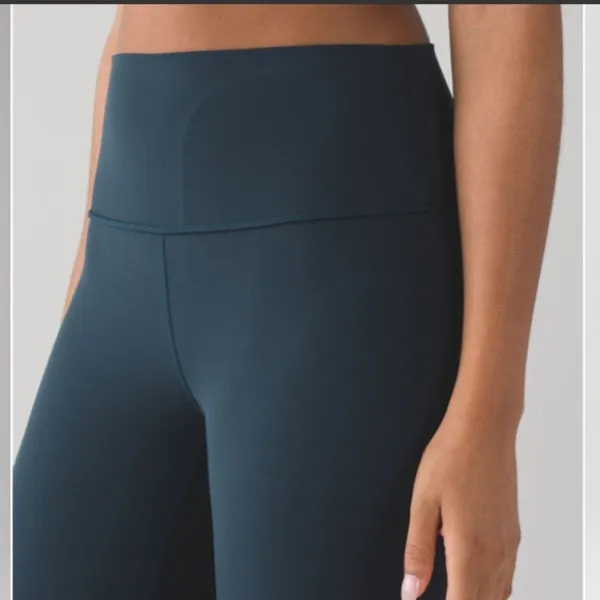 Lululemon Green Solid Align High Rise Leggings Pants 12 - Image 5