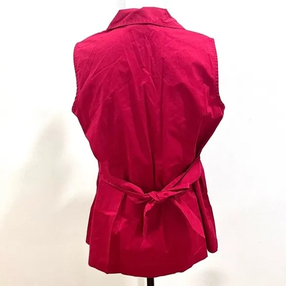 Motherhood maternity red cotton top size small - Image 2