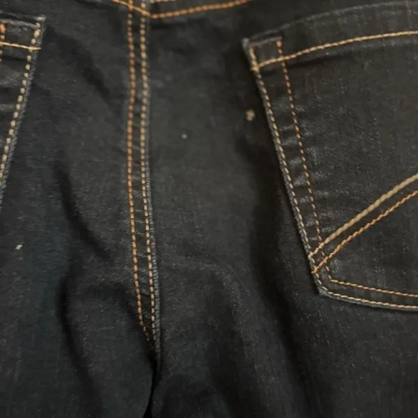 Dickies Women's Navy Blue Straight Leg Denim Jeans Size 6 Long Workwear - Image 4