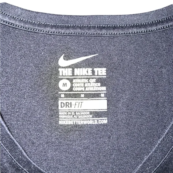 Nike Athletic Dri Fit Black Tee Woman’s Medium - Image 4