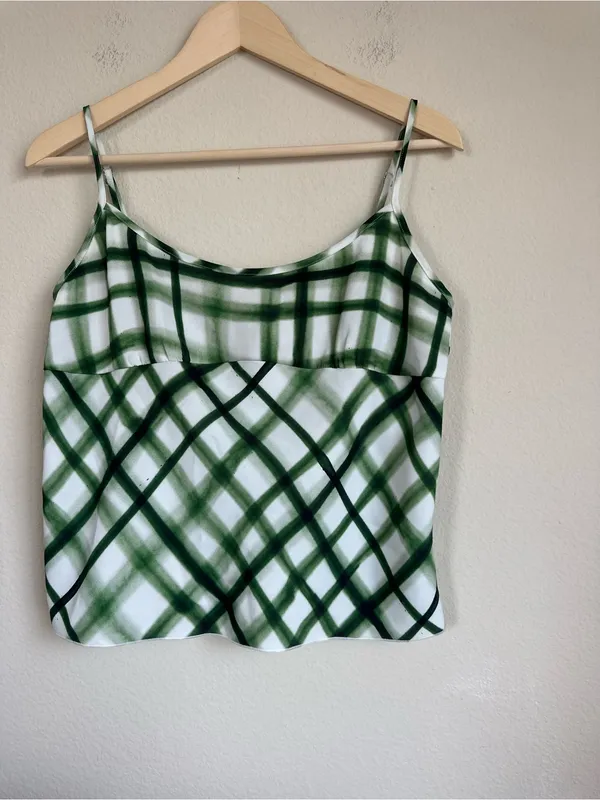 Aritzia Wilfred Free Divinity Painted Plaid Camisole - Image 4