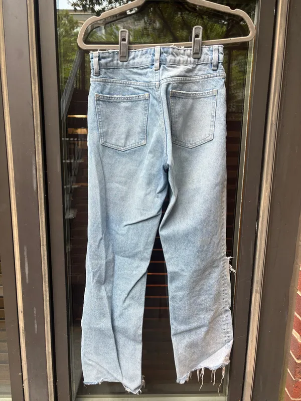 ZARA Straight Distressed Jeans - Image 2