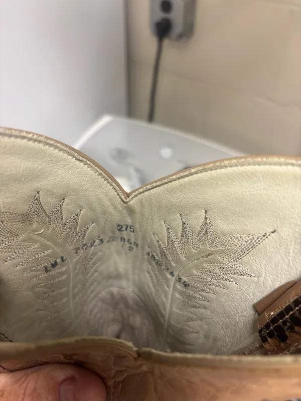 Larry Mahan Python Boots Multiple Size 8.5 - Image 5