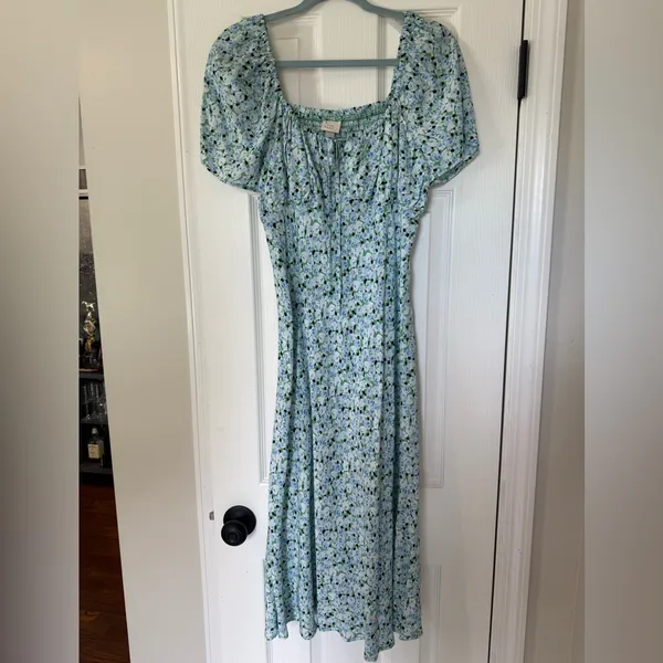 a new day Light Blue Floral Maxi Dress - Image 2