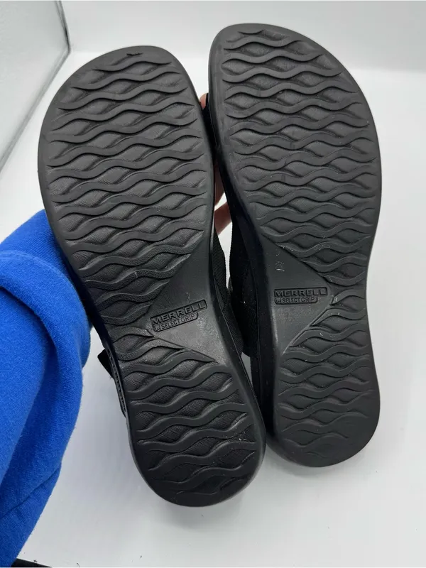 Merrell District 3 Strappy Sport Sandals Black Shoes Outdoor Women's Size 9 - Image 2