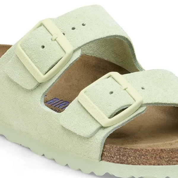 Birkenstock Women's Arizona Soft Footbed Sandals Faded Lime Size 5 US/36 EU NWB - Image 5