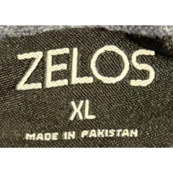 Zelos Men's Heathered Navy Blue Crewneck Long Sleeve Sweatshirt Size XL - Image 3