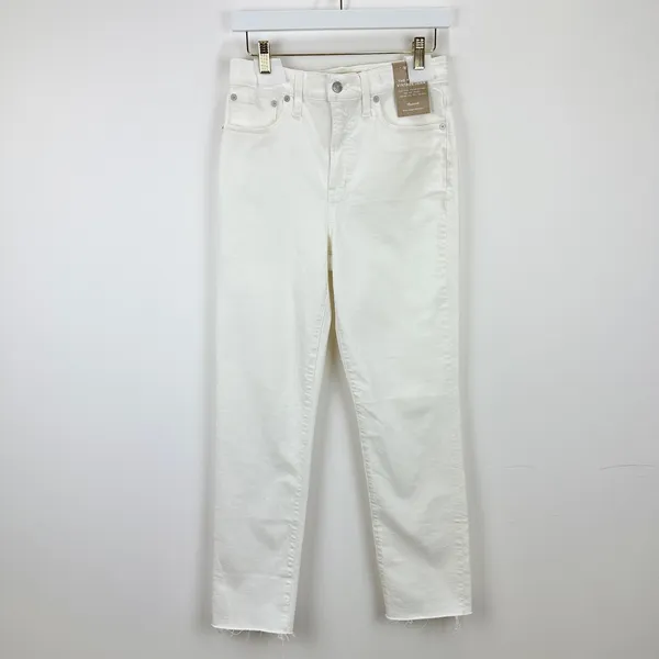 Madewell The Perfect Vintage Jean Tile White High Rise Classic Mom US 23 NWT - Image 7