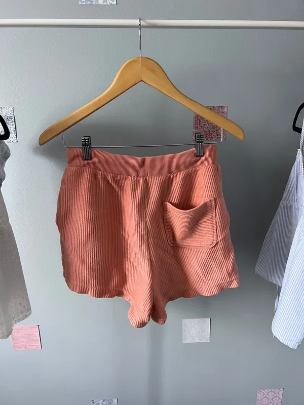 Aerie coral ribbed sweatshorts - Image 2