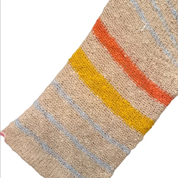 Dokotoo Striped Multicolor Women's Knit 3/4 Sleeve Sweater - Image 5
