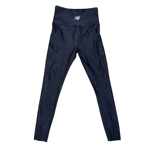 New Balance Sleek Pocket High Rise Legging Charcoal Gray XS EUC‎ - Image 3