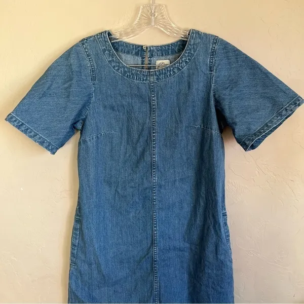 J. Crew Shift Denim Dress‎ - Image 3