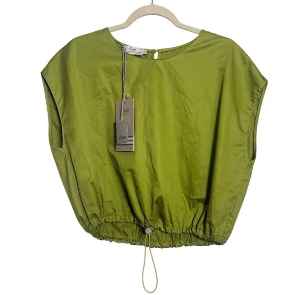 NWT Devotion Twins Ianthi Top in Dark Lime Sz. S - Image 2