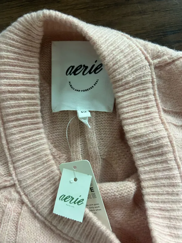 Aerie Pink Sweater - Image 2