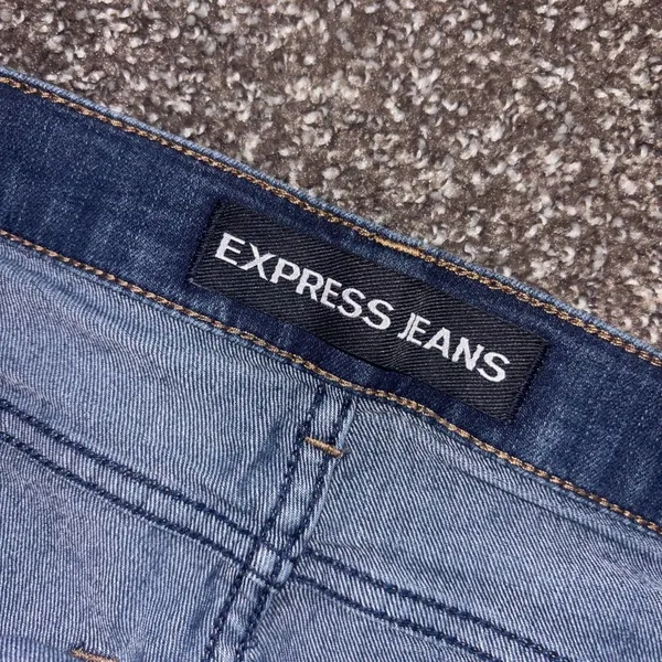 Express Jeans Size 6 Dark Wash Skinny Leg Stretch Denim - Image 2