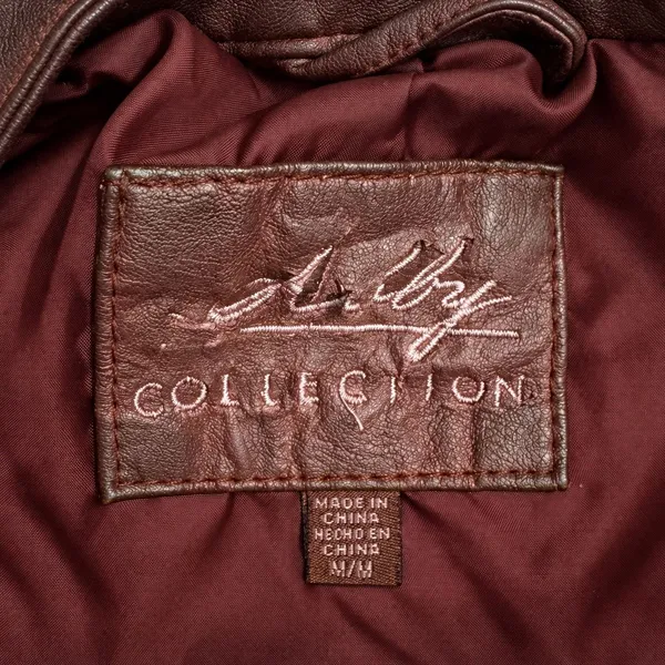Live a Little Collection Womens Faux Leather Moto Jacket Burgundy Size M Peeling - Image 2