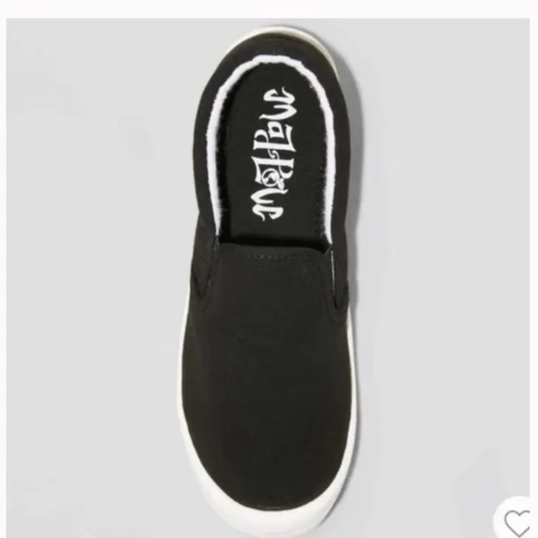 - Mad Love Kassandra loafers black tennis shoes canvas size 6 - Image 4