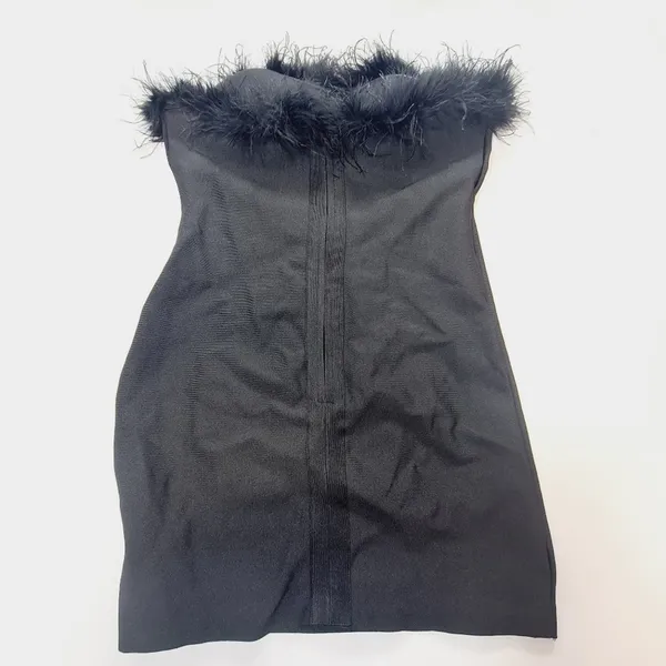 Superdown Ramona Bustier Dress in Black XL - Image 10
