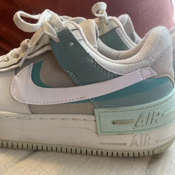 Nike Woman’s Air Force 1 Shadow Blue and Gray - Image 5