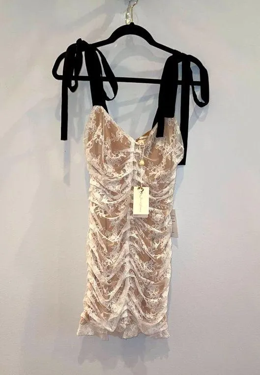For Love And Lemons White Lace Mini Dress - Image 2