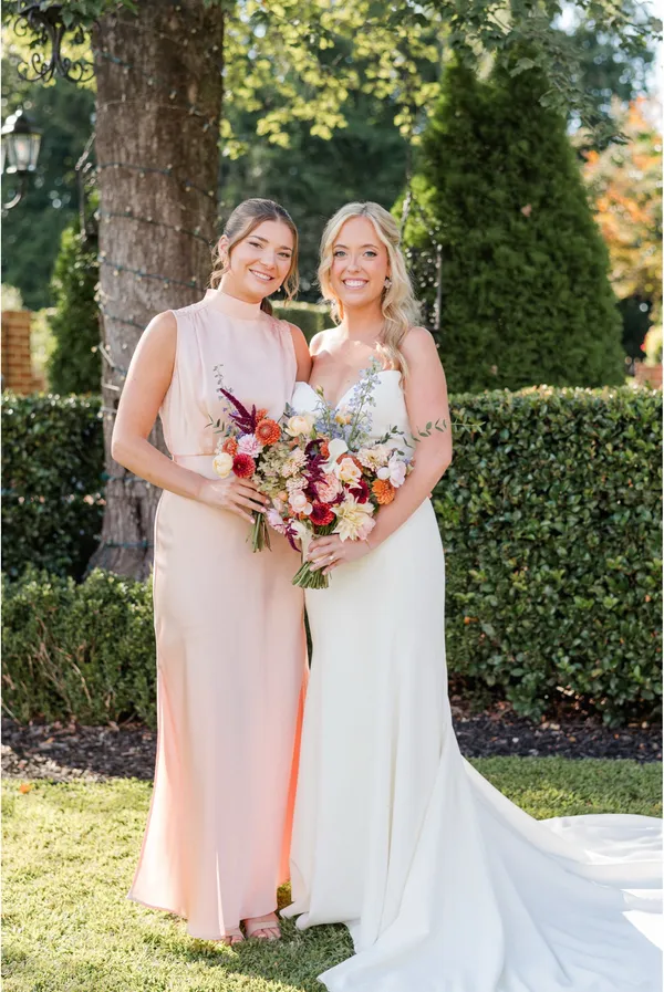 Lulus Blush Pink Satin Maxi Dress - Image 5