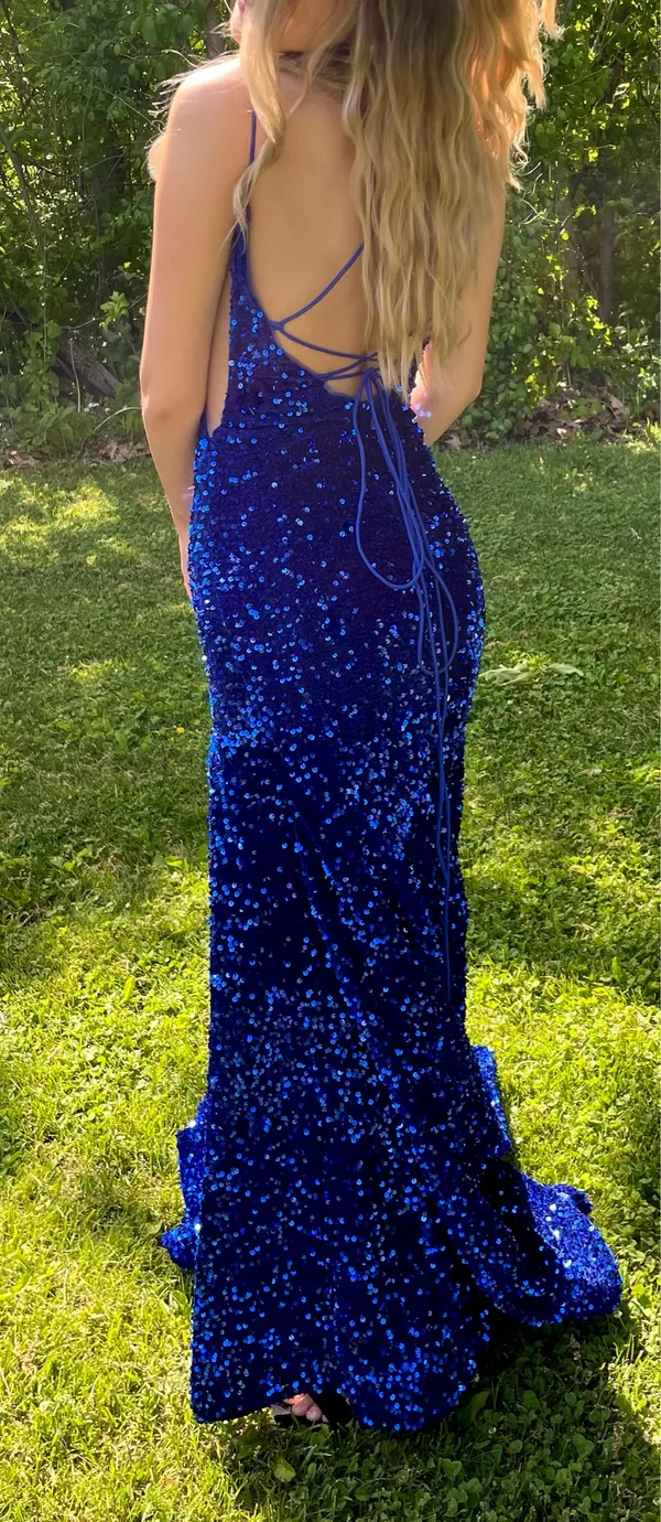 AMARRA Prom Dress Blue Size 00 - Image 3