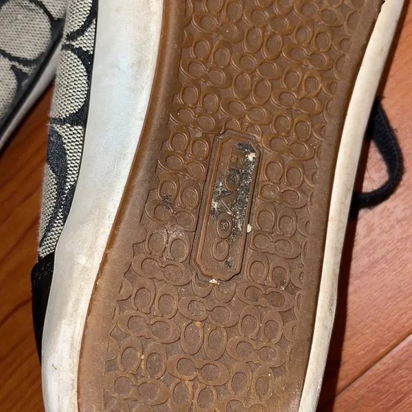 Coach Black Signature Canvas Sneakers - Image 11