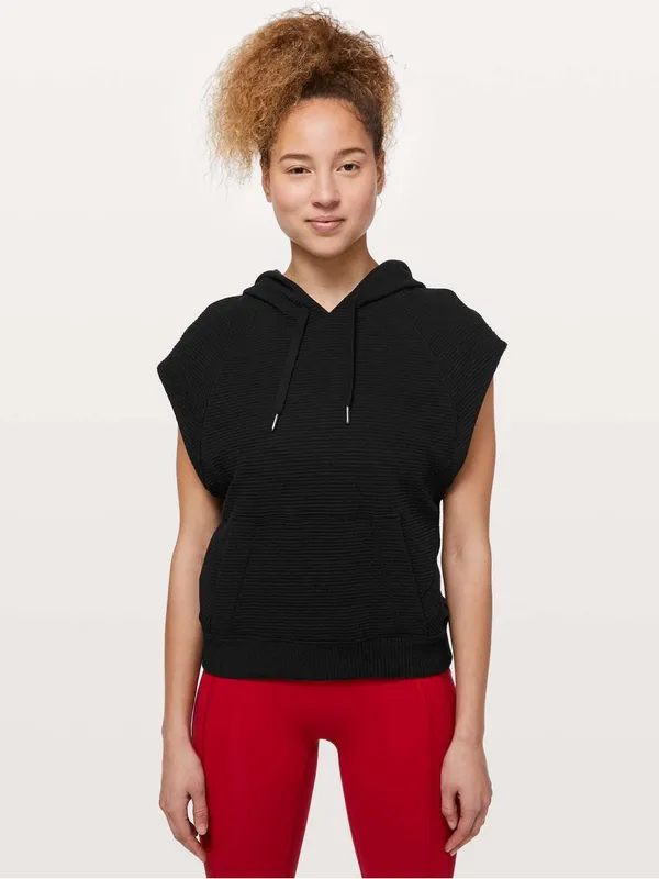 Lululemon Easy Going Hoodie in Black Size 8 - Image 2