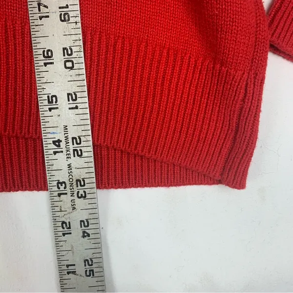 Victoria's secret womens medium red angel sweater cashmere blend knit - Image 9