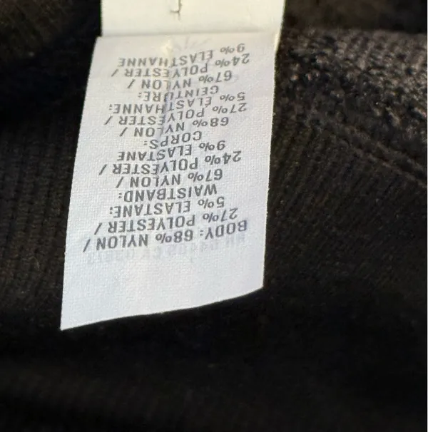 Aerie Offline 7/8 High-Rise Leggings in black white stripe - Image 6