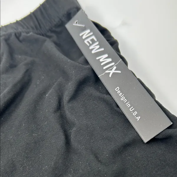 New Mix Black and White Women's Athletic Shorts - Image 4