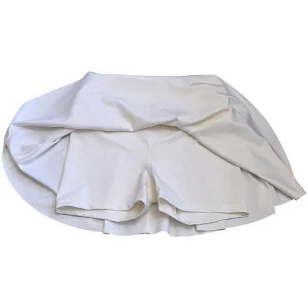 Year of‎ Ours Court Skort White Ruched Athletic Tennis Pickleball Golf Dainty M - Image 7