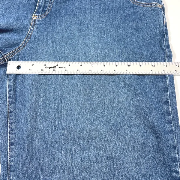 Banana Republic Mid-Rise Barrel Jean‎ 33/16 Medium Wash Casual Chic Minimalist - Image 11