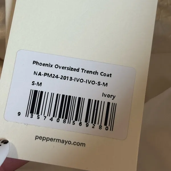 Peppermayo Phoenix Oversized Trench Coat - Image 5