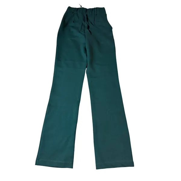 NEW Universal Standard 00-0 Women Green Straight Leg Elastic Pants‎ - Image 2