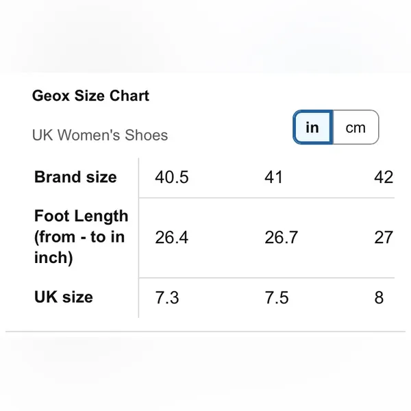 Geox‎ Respira dark navy blue oxford derby wingtip shoes women’s size 41 leather - Image 9