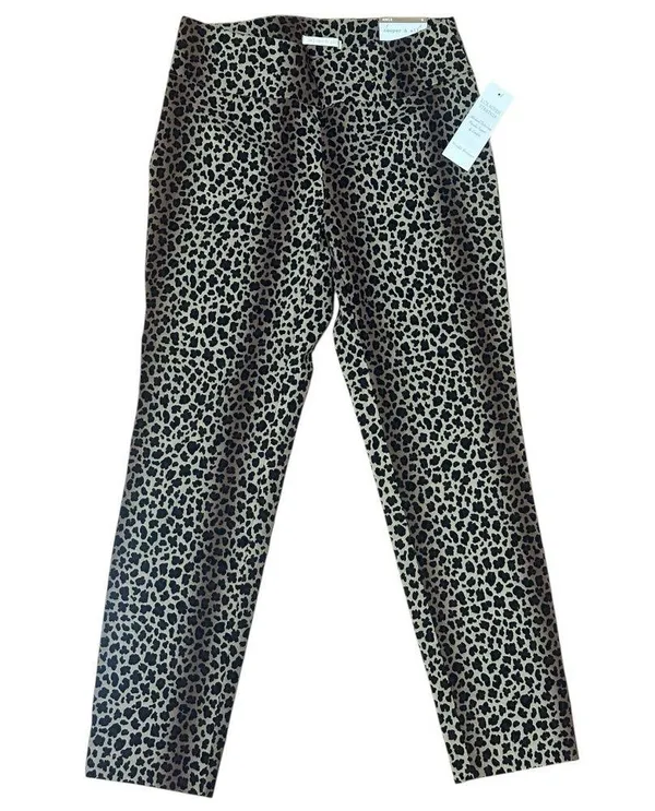 Cooper & Ella Boutique Women’s Leopard Print Skinny Ankle Wrinkle Free Pants NWT - Image 3