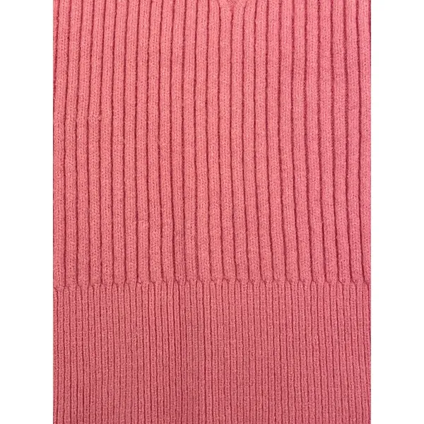 Vici Pink Bubble Over Ribbed Knit Sweater size Small - Image 8