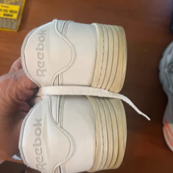 White Reebok Classic trainers #classictrainers white, retro, sneaker, athleisur - Image 2
