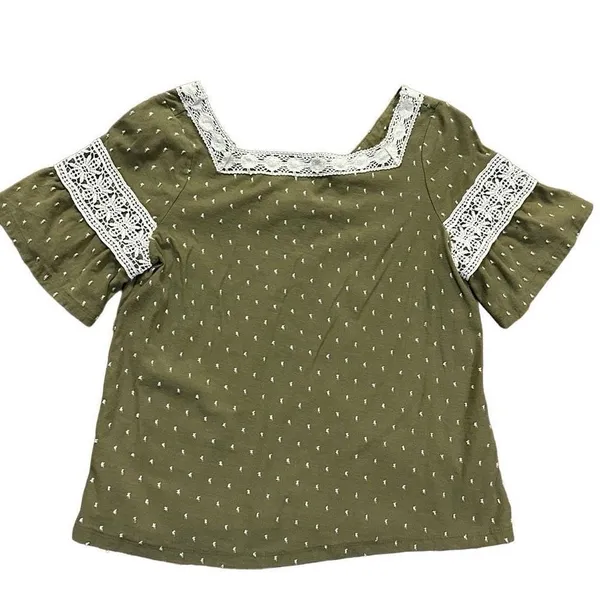 Maeve Venezia Textured Lace Top‎ Sz XS - Image 5
