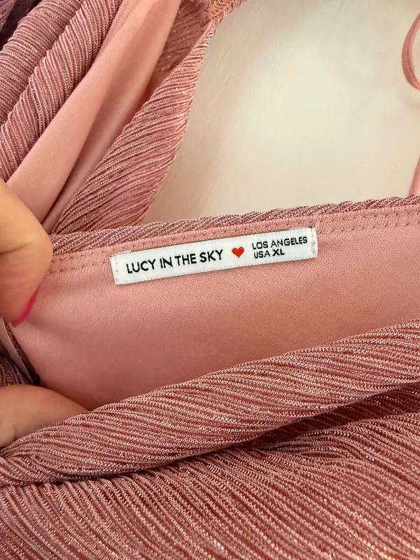 Lucy in the Sky Pink Mini Dress - Image 4