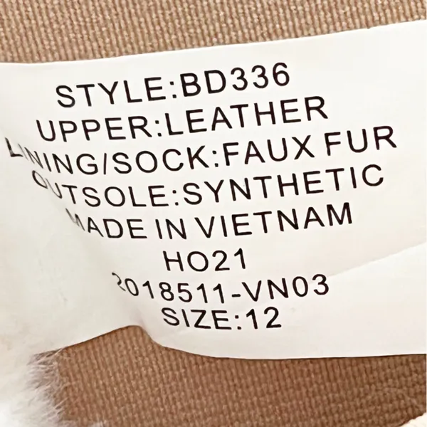 J. CREW Suede Leather Upper Faux Fur Lined Clog Studded Boots Size 12 Neutral - Image 2