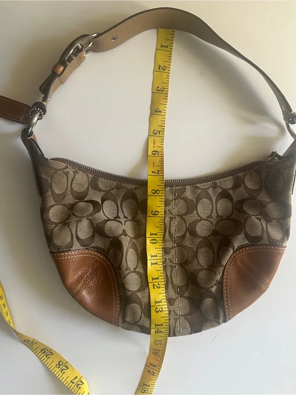 Vtg Coach Hamptons Shoulder Bag - Image 14
