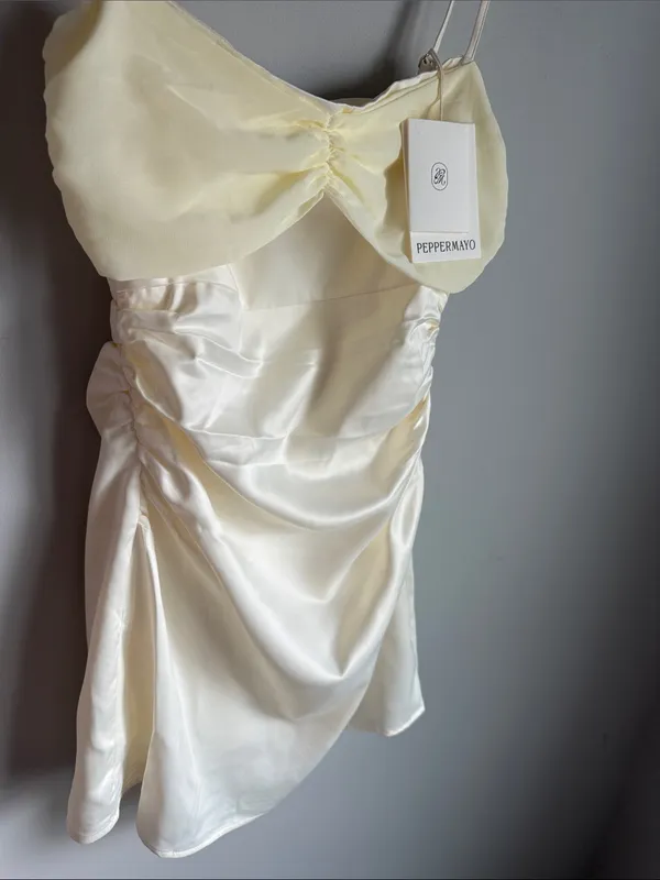 NEW Peppermayo Last Summer Mini Dress - Ivory 4 - Image 5